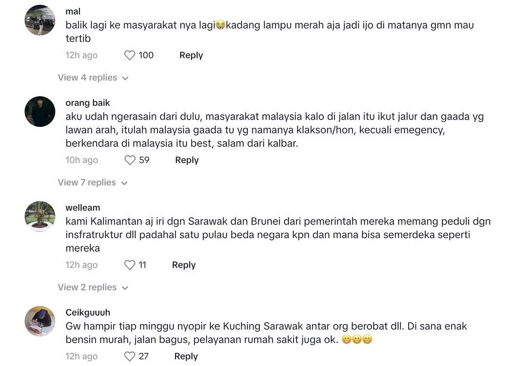 'Bila Di Indonesia?' - Warga Seberang Kagum Sistem Malaysia, Timbul Persoalan Di Hati